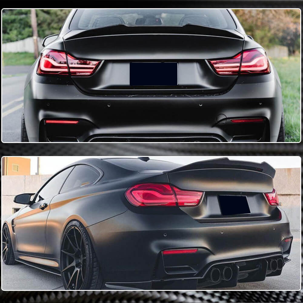 Rear Trunk Spoiler Carbon Fiber V1 (for F82) for BMW 4 series F-32 2012-2020 - image 5