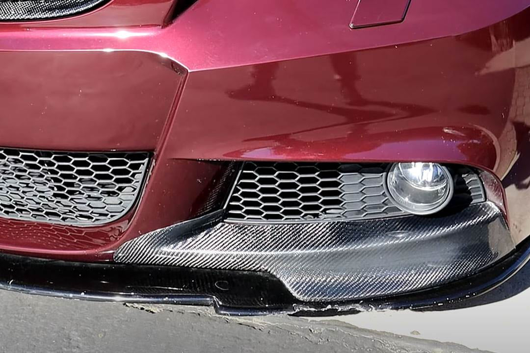 Front Bumper Splitters Carbon Fiber (for E90 2008-2011 M-Sport) for BMW 3 series E-90/91/92/93 2005-2011 - image 5