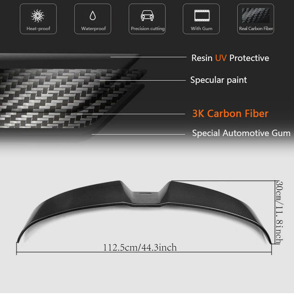 Spoiler V1 (for fortwo, Carbon) for Smart 2014- - image 5