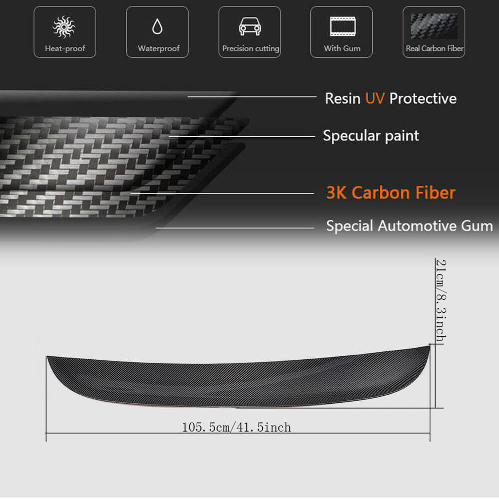 Spoiler (2013-2016, Carbon) for Porsche Panamera 2009-2016 - image 5