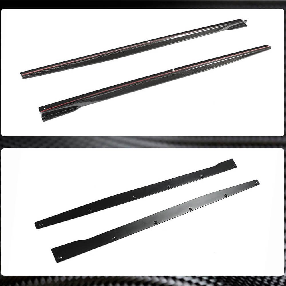 Side Skirt Extensions V2 (for G20 M-Sport, Carbon) for BMW 3 Series G20/G21 2018- - image 5