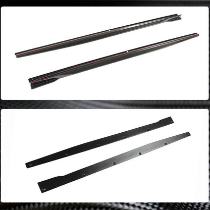 Side Skirt Extensions V2 (for G20 M-Sport, Carbon) for BMW 3 Series G20/G21 2018- - image 5