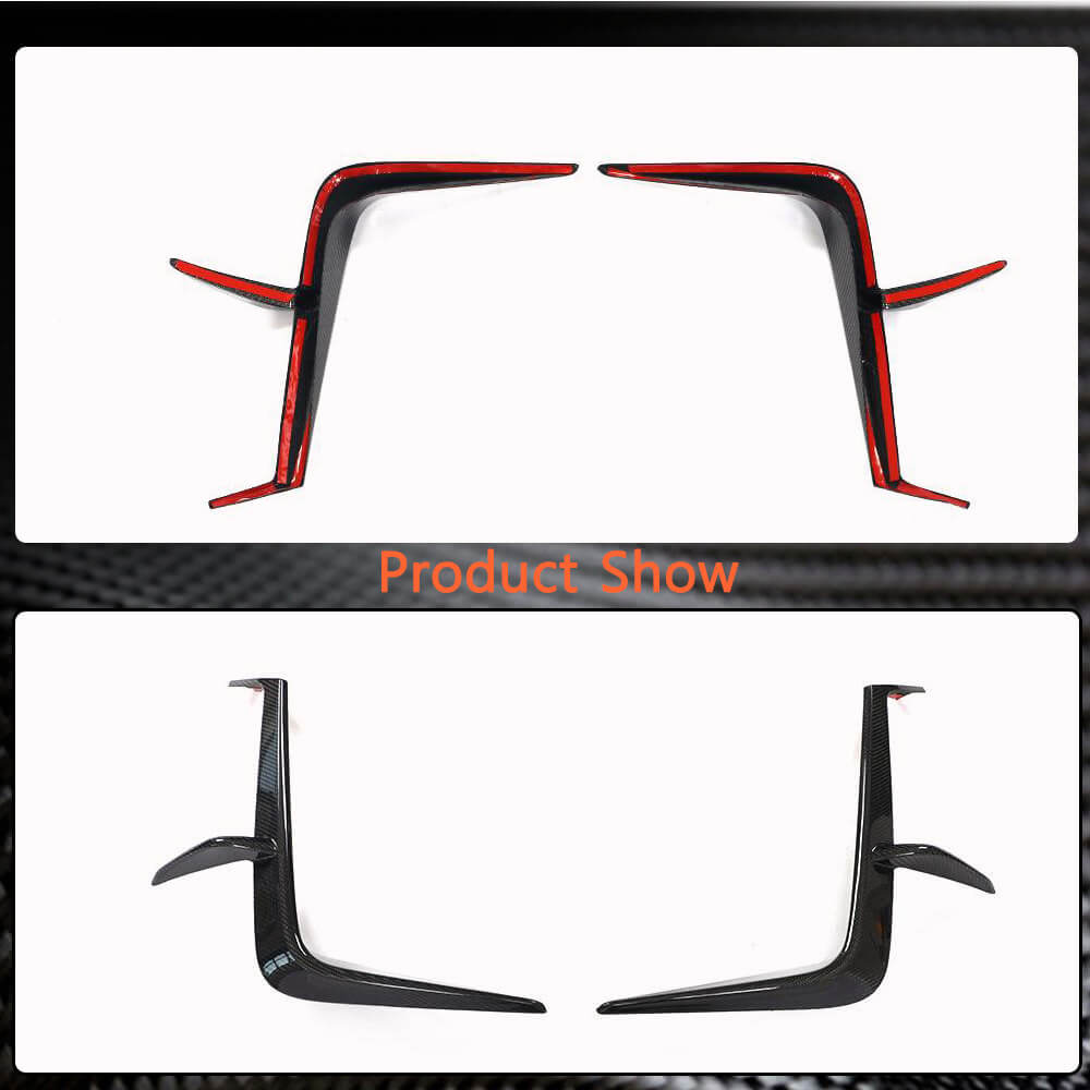 Covers on the front bumper (Carbon) for Subaru BRZ 2021- - image 5