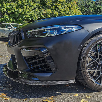 Front Bumper Lip Spoiler (for F91/F92/F93 M8, Carbon) for BMW 8 Series G14/G15/G16 2018- - image 5