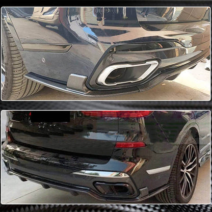 Rear Bumper Diffuser Carbon Fiber V1 (M-Sport) for BMW X7 G07 2019 - image 12