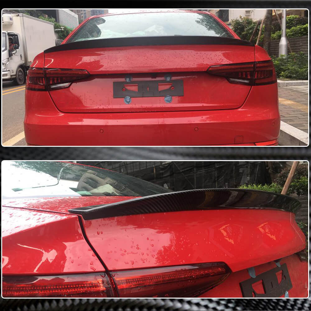 V5 Spoiler (for Sedan, Carbon) for Audi A4 B9 2015-2024 - image 5