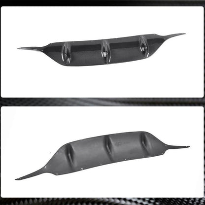 Rear bumper diffuser V2 (for AMG-Line 2017-2019, Carbon) for Mercedes E-class coupe C238 - image 5