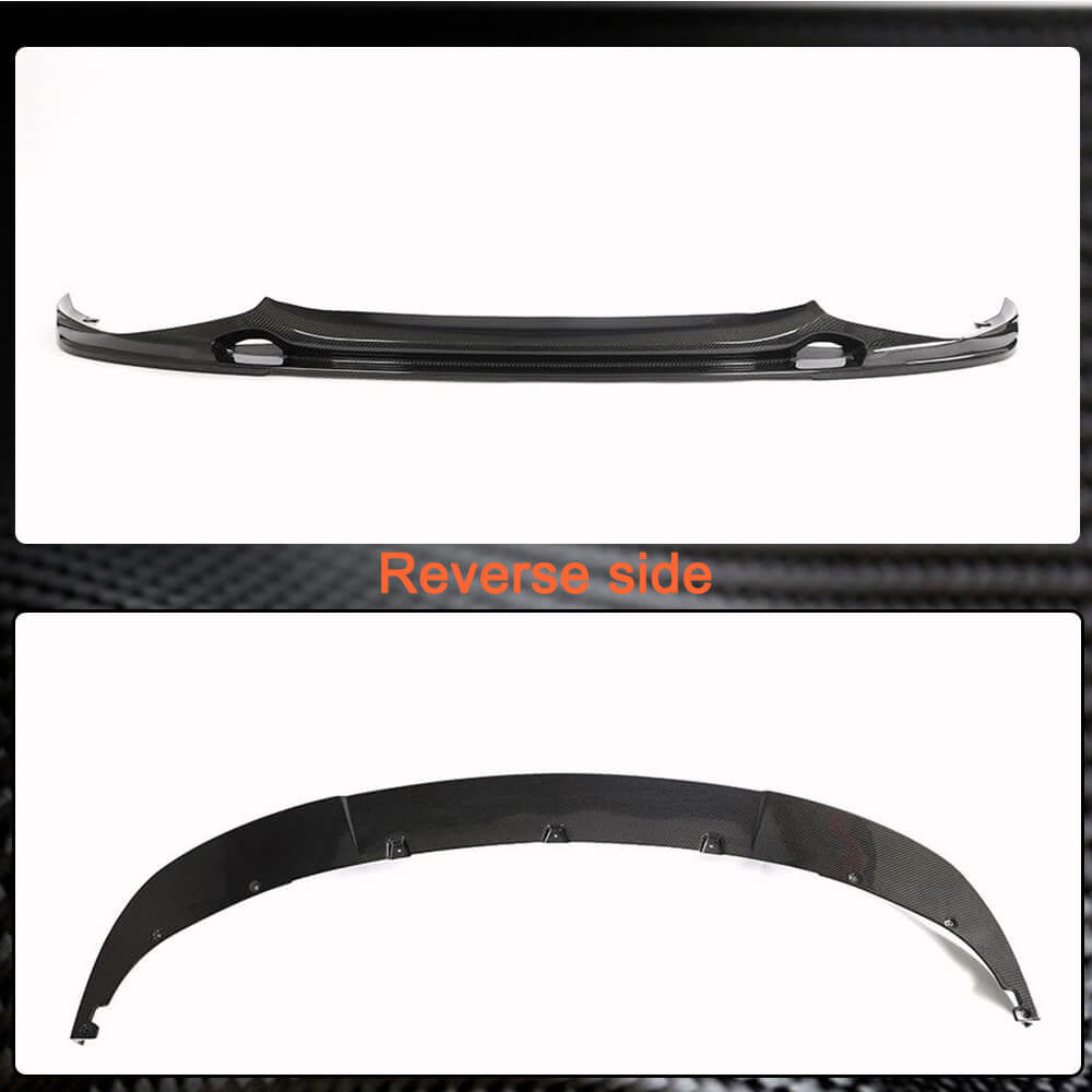 Front Bumper Lip V2 for M-Sport 2019-2022, Carbon for BMW 7 Series G11/G12 2015-2022 - image 5