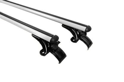 Roof rack for smooth roof Oluksuz V4 (chrome, pair) for Hyundai Accent 2017-2023 - image 5