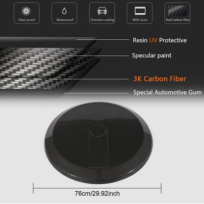 Spare Wheel Cover (2004-2018, Dry Carbon) for Mercedes G сlass W463 1990-2018 - image 5