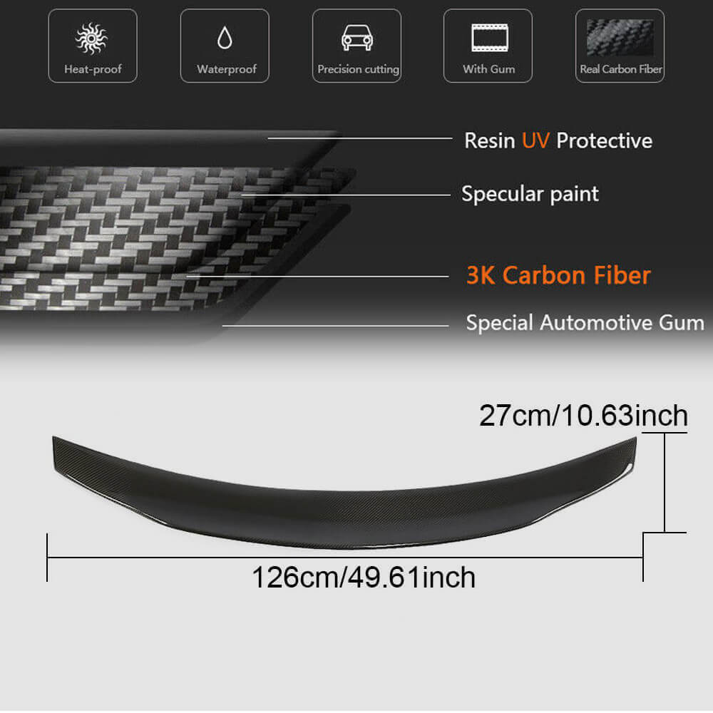 Spoiler V1 (Carbon) for Mercedes E-class W213 2016-2023 - image 5