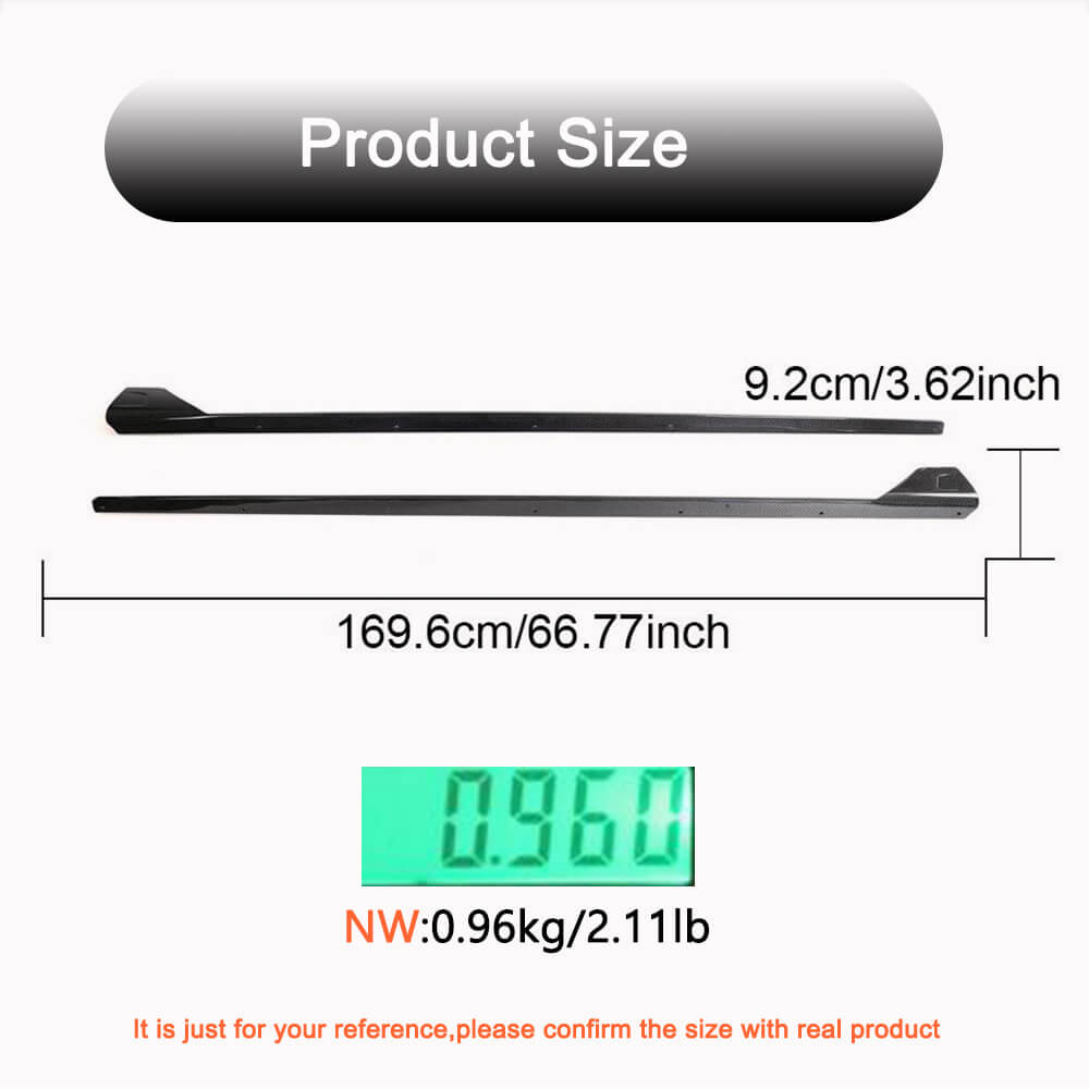 Side Skirt Extensions V1 (for G20, Carbon) for BMW 3 Series G20/21 2018- - image 5