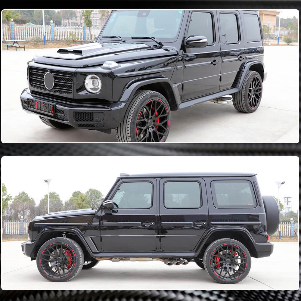 Carbon Front Fender Covers for Mercedes G сlass W463 2018-2024 - image 5