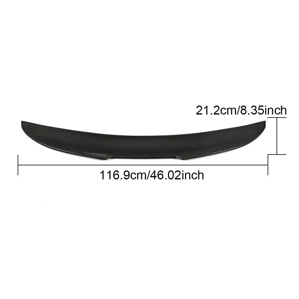 Spoiler V3 (for Sportback, Carbon) for Audi A5 2007-2015 - image 5
