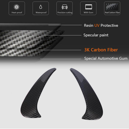Rear Bumper Extensions V1 (for GT63 2018-2022, Carbon) for Mercedes AMG GT 4 X290 2018- - image 5