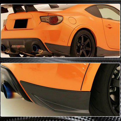 Rear bumper covers V2 (Carbon) for Subaru BRZ 2012-2021 - image 5