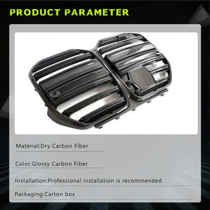 Grille V5 (for G82/G83, Carbon) for BMW 4 Series G22/23/26 2020- - image 5