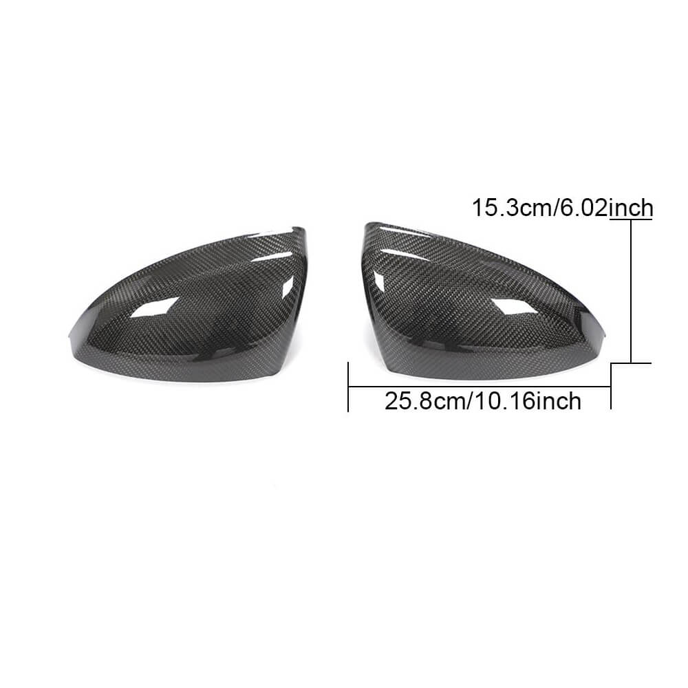 Mirror Covers Add-on Dry Carbon Fiber for Audi TT 2014-2023 - image 5