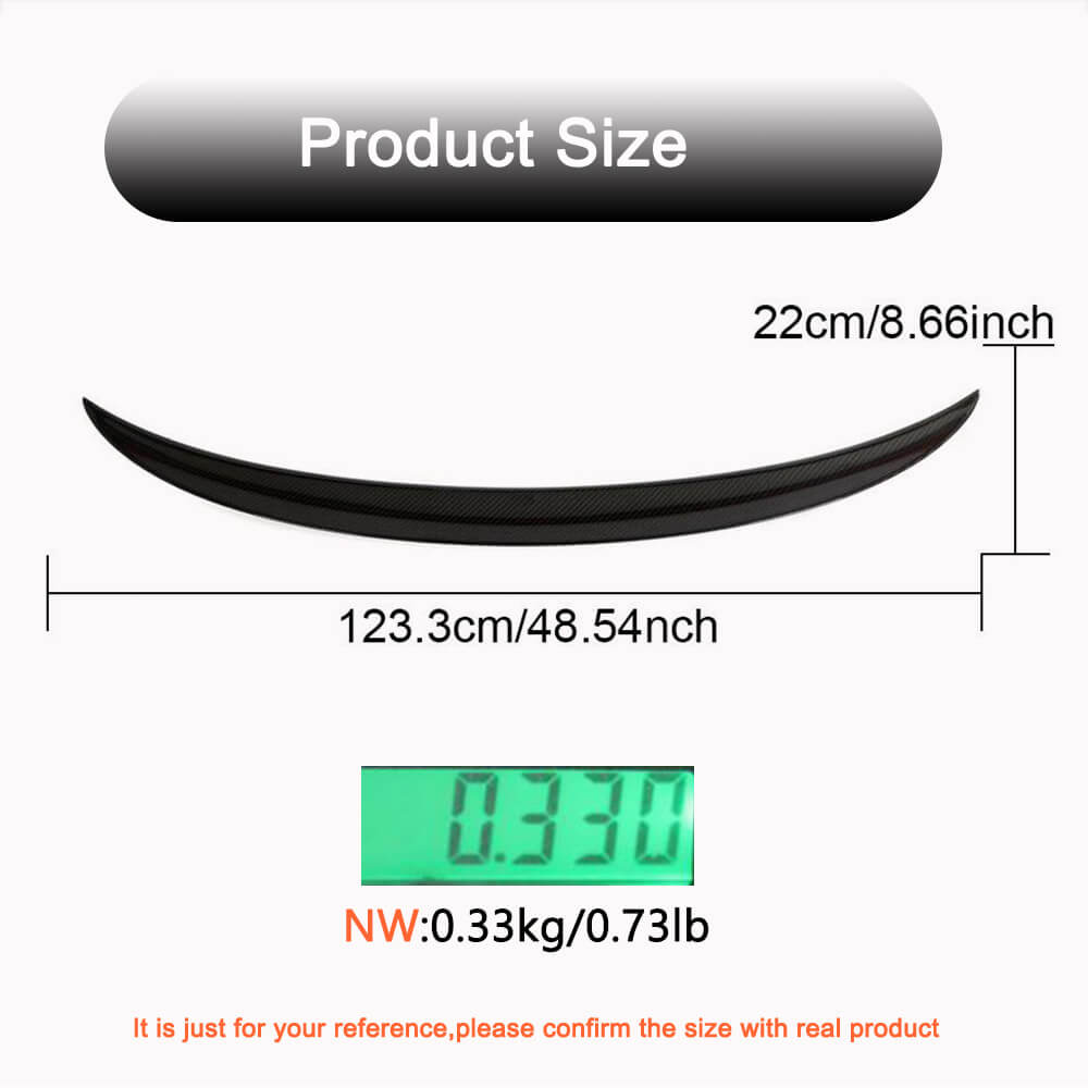 MP-Style V2 Spoiler (for F30/F80) for BMW 3 Series F-30/31/34 2012-2019 - image 5