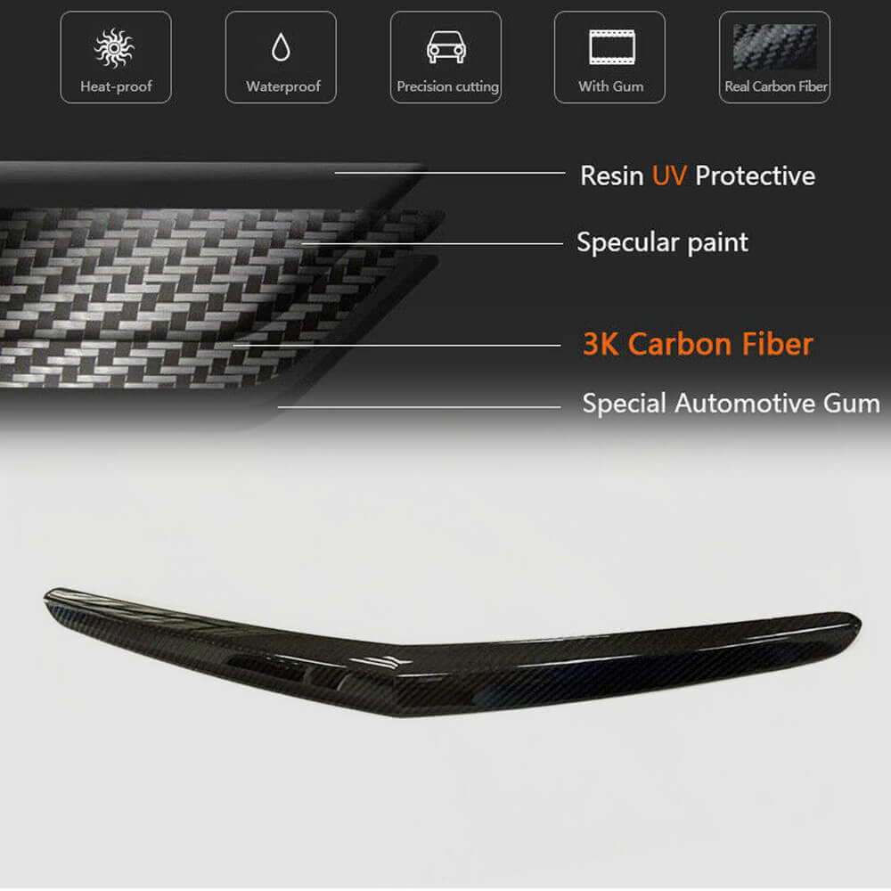 Cover on the rear bumper (Carbon) for Cadillac ATS - image 5