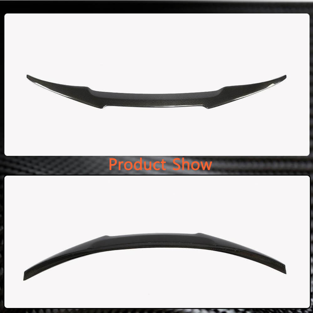 Rear Trunk Spoiler Carbon Fiber V4 (for F82) for BMW 4 series F-32 2012-2020 - image 5