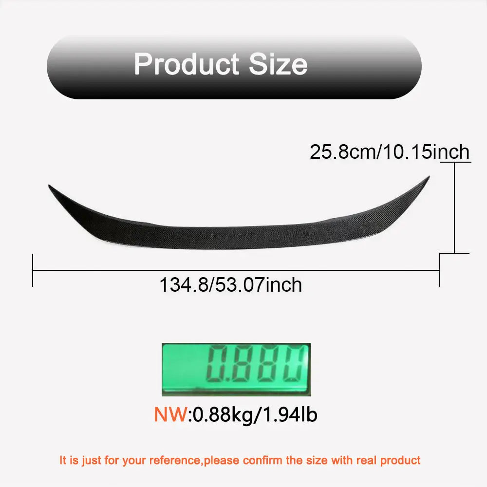 Spoiler (2021-2024, Carbon) for Zeekr 001 2021- - image 5