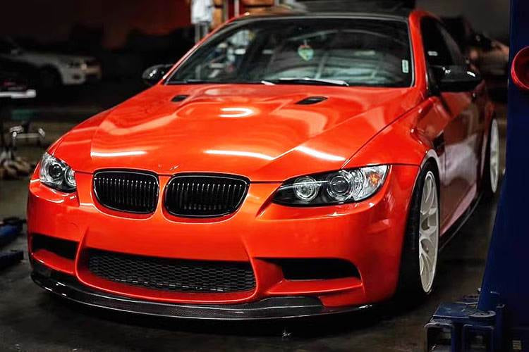 Front Bumper Lip Hamman-Style V1 for M3, Carbon for BMW 3 Series E92/E93 2006–2013 - image 5