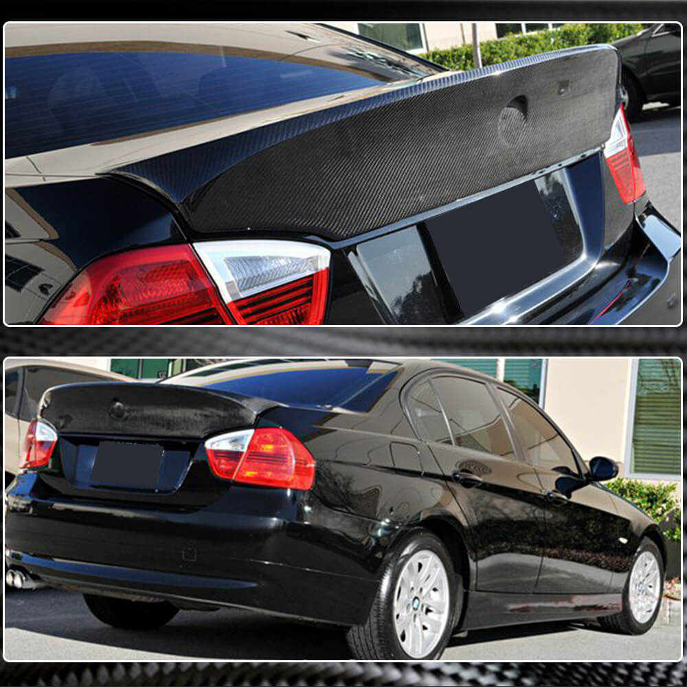 Rear Trunk Spoiler Carbon Fiber V6 (SD) for BMW 3 series E-90/91/92/93 2005-2011 - image 5