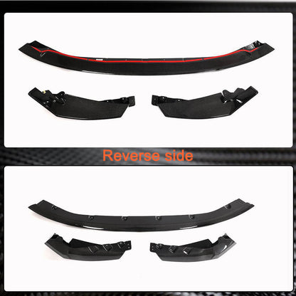 Front Bumper Lip V8 for G80, Carbon for BMW 3 Series G20/G21 2018- - image 5