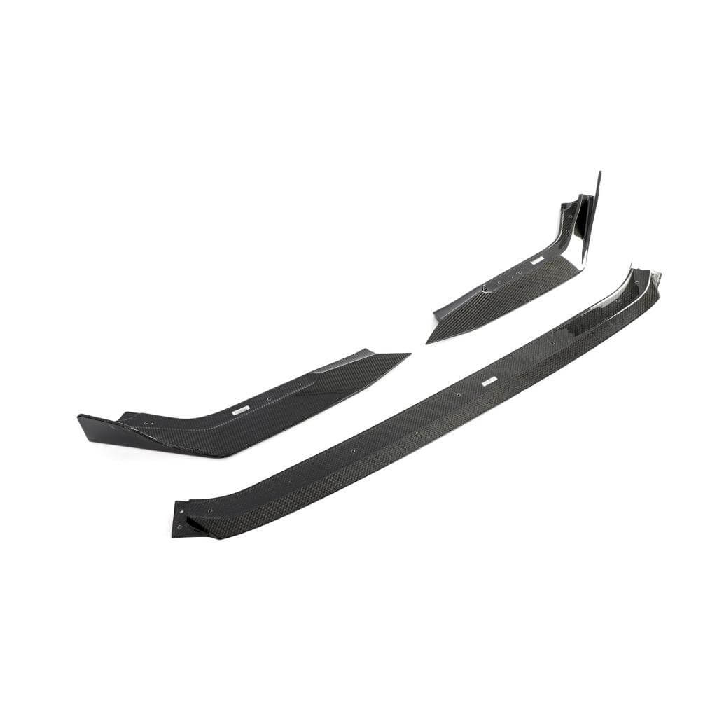 Cover on the front bumper Lip V2 (Carbon) for Honda Civic HB 2021↗ year - image 5