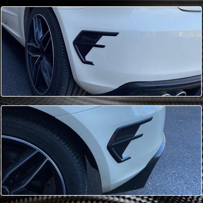 Rear bumper vent covers (for RS7 2018-2022, Dry Carbon) for Audi A7 2018- - image 5