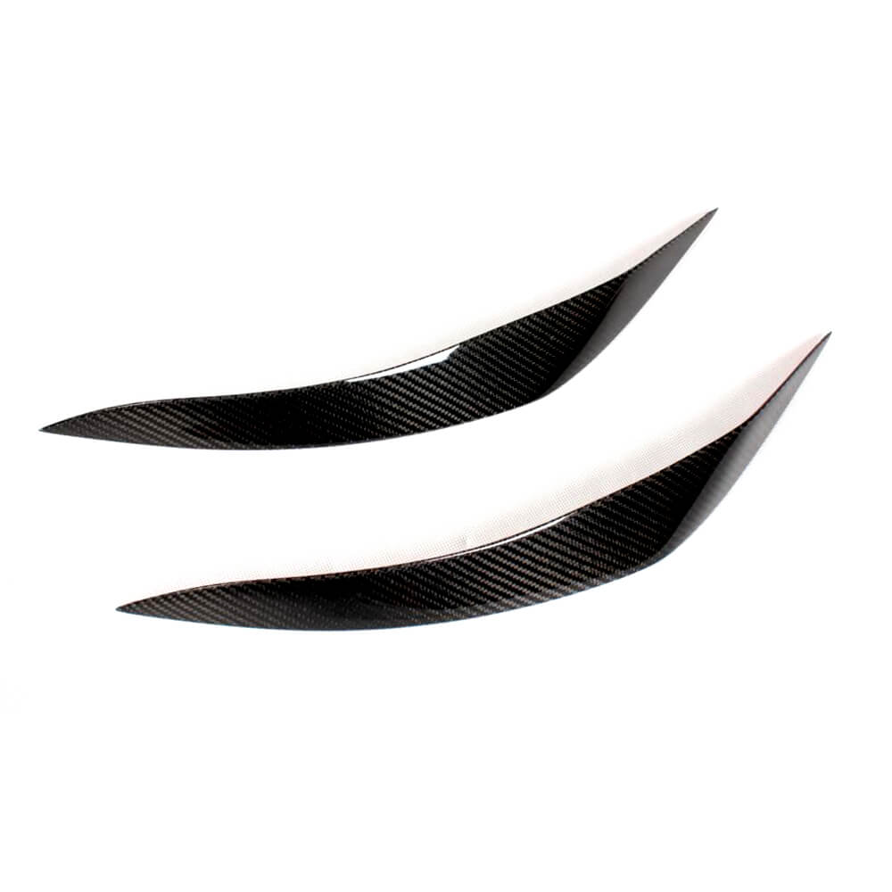 Headlight Eyebrows Lamp Eyelids Carbon Fiber (2010-2013) for BMW 5 series F-10/11/07 2010-2016 - image 5