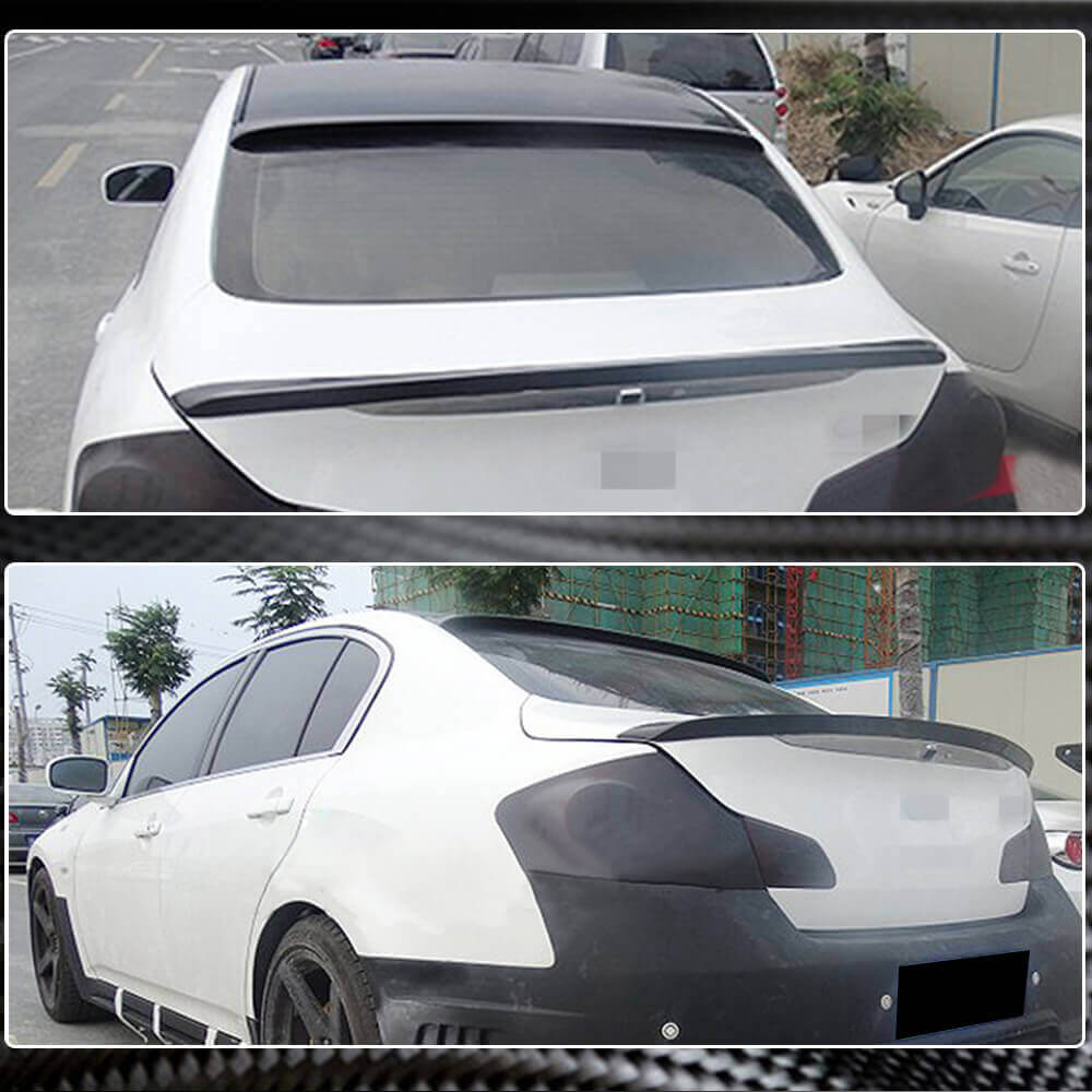 Carbon SD Visor (for G37 2009-2013, G25 2011-2012) for Infiniti G25/G35/37 (V36/CV36) 2006-2015 - image 5
