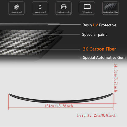 Spoiler Lip V3 (Carbon) for Audi A6 C7 2011-2017 - image 5