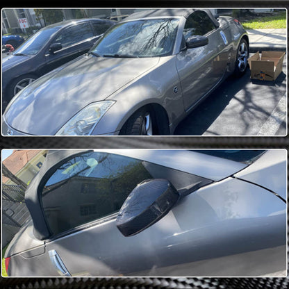 Carbon Mirror Covers (2003-2006) for Nissan 350Z 2002-2009 - image 5