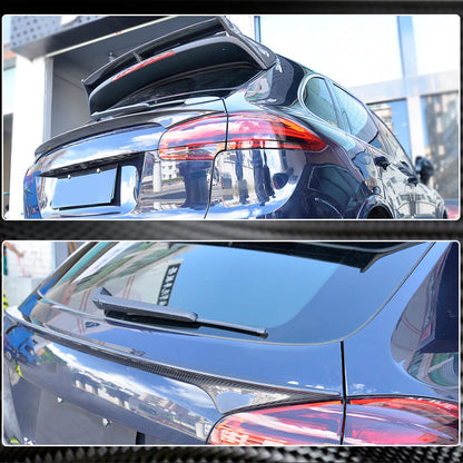 Lower spoiler (2015-2018, Carbon) for Porsche Cayenne 2010-2017 - image 5
