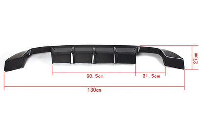 Rear Bumper Diffuser V1 for E92/E93 M-Sport, Carbon for BMW 3 Series E-90/91/92/93 2005-2011 - image 5