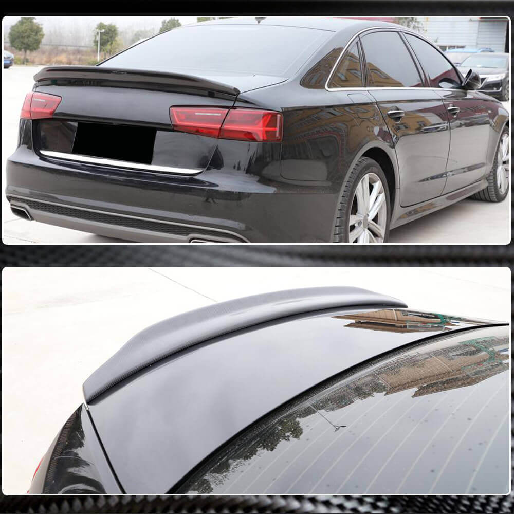 Lip Spoiler V2 (Carbon) for Audi A6 C7 2011-2017 - image 5