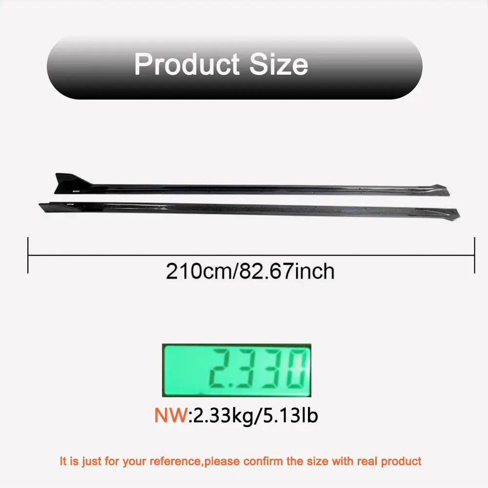 Side Skirts (2021-2024, Carbon) for Zeekr 001 2021- - image 5