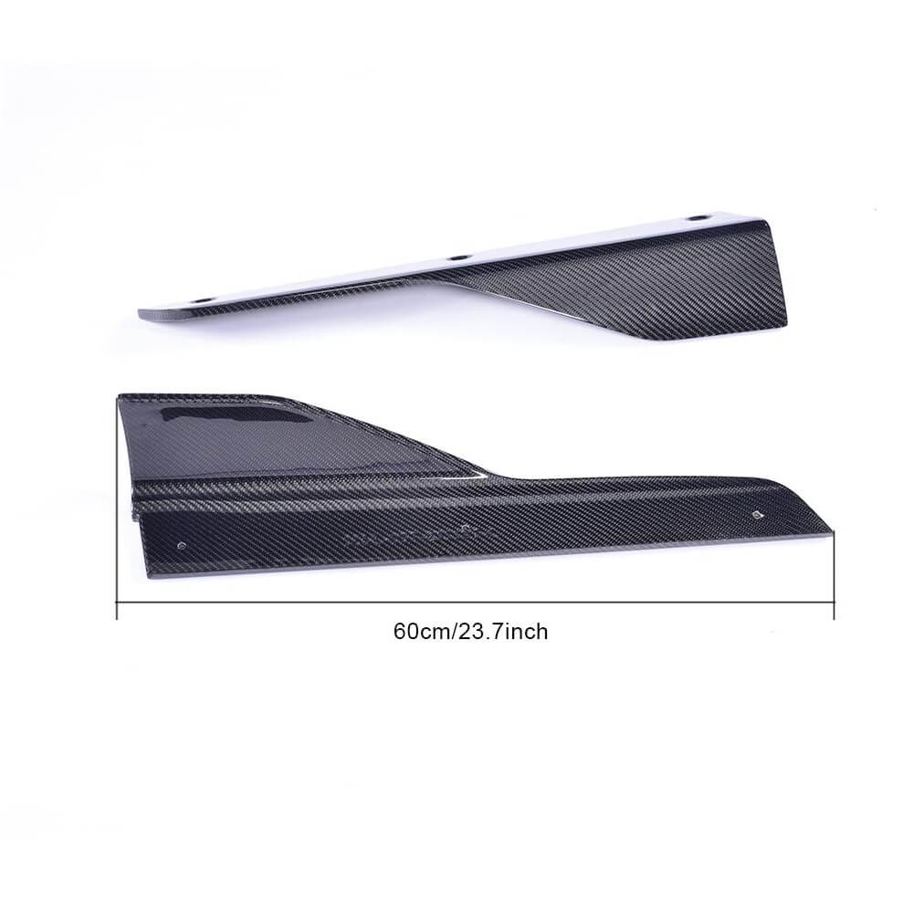 Side Skirts Splitters Carbon Fiber V1 (for M-Sport) for BMW 4 series F-32 2012-2020 - image 5