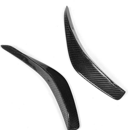 Covers on the front bumper (for CLA45 AMG SD, Carbon) for Mercedes CLA C117 2013-2019 - image 5