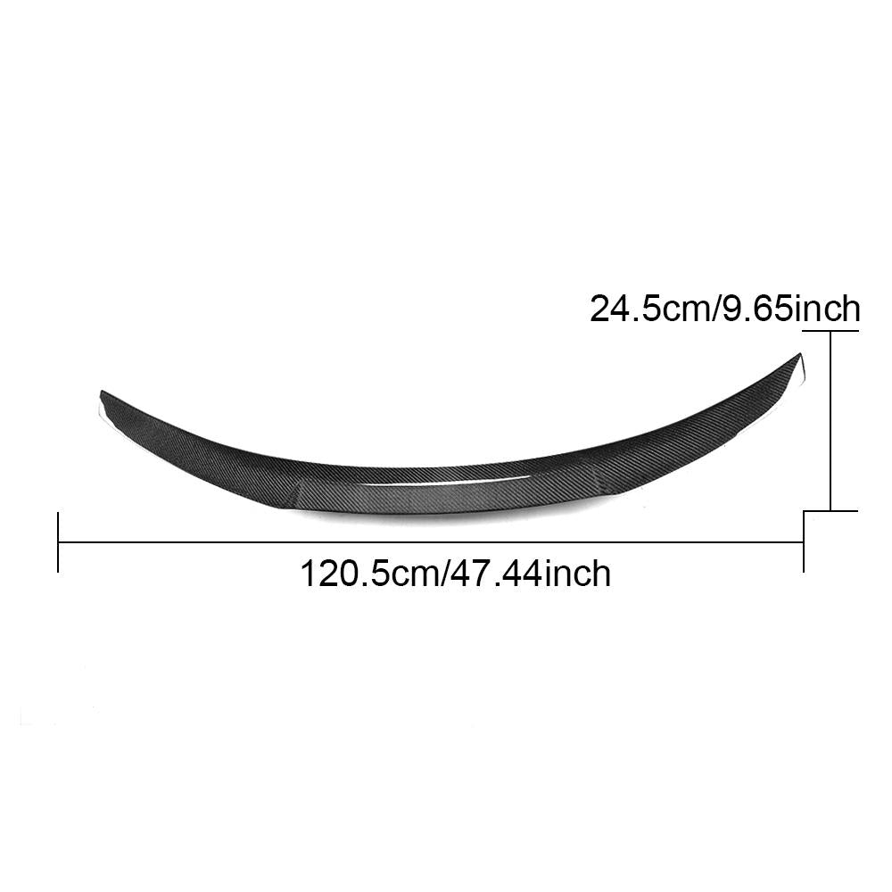 Rear Trunk Spoiler Carbon Fiber V3 (SD) for BMW 3 series E-90/91/92/93 2005-2011 - image 5