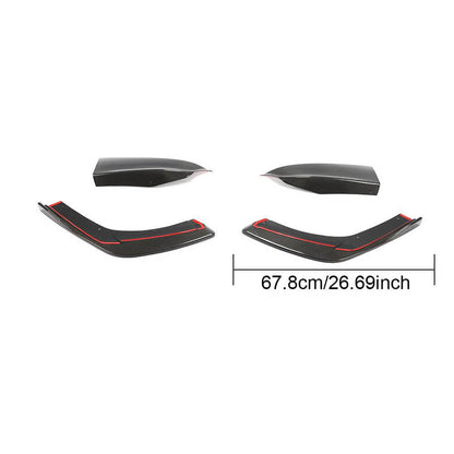 Covers on the rear bumper (Carbon) for Maserati Levante - image 5