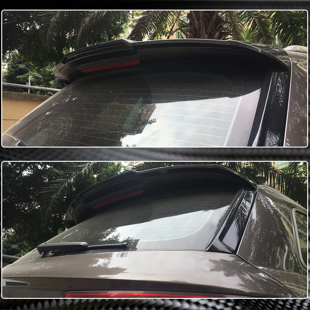Rear Roof Spoiler Carbon Fiber for Audi Q7 2015- - image 5