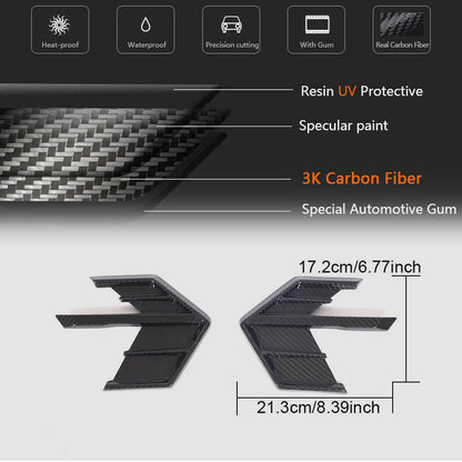 Wing covers (2018-2022, Dry Carbon) for Audi A7 2018- - image 5