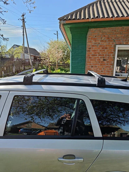 Roof rack (crossbars) for integrated railings Skybar V2 120 cm (2 pcs) for BMW 5 series F-10/11/07 2010-2016 - image 5
