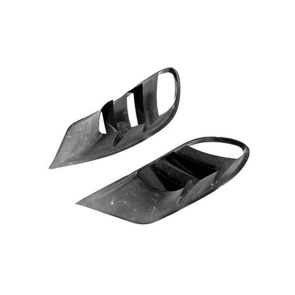 Front bumper inserts (for AMG-Line 2015-2018, dry carbon) for Mercedes S-class C217 Coupe 2014-2020 - image 5