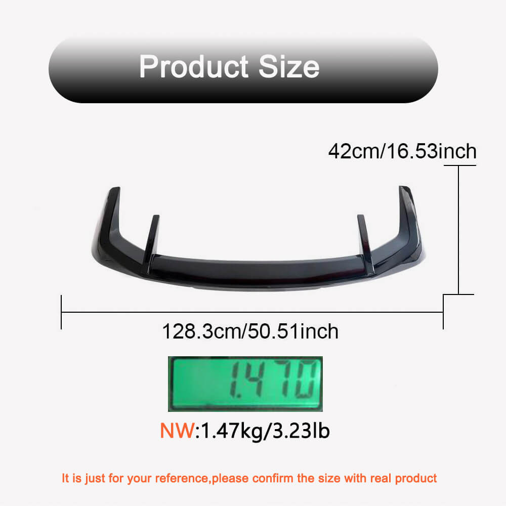 Rear Window Spoiler LCI-Style V5 (Gloss Black) for BMW X5 G05 2019- - image 5