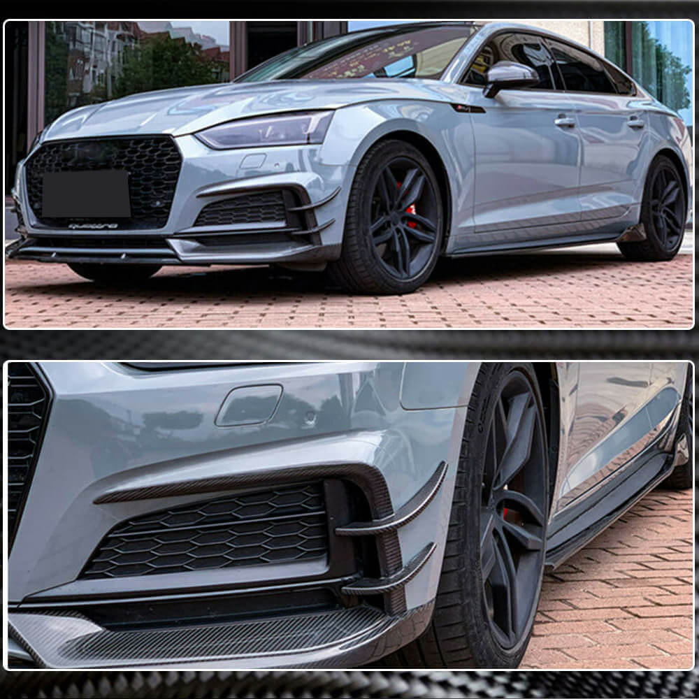 Side Skirts 2016-2020 V2 (for Sportback, Carbon) for Audi A5 2016-2025 - image 5