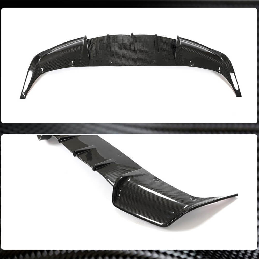 Rear Bumper Diffuser Dry Carbon Fiber V2 (2019-2021) for Tesla Model Y - image 5